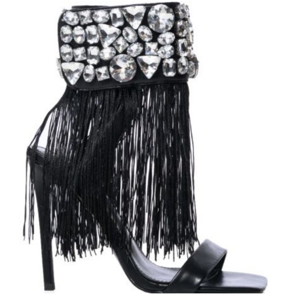 Azelea Wang Rhinestone Dramatic heels